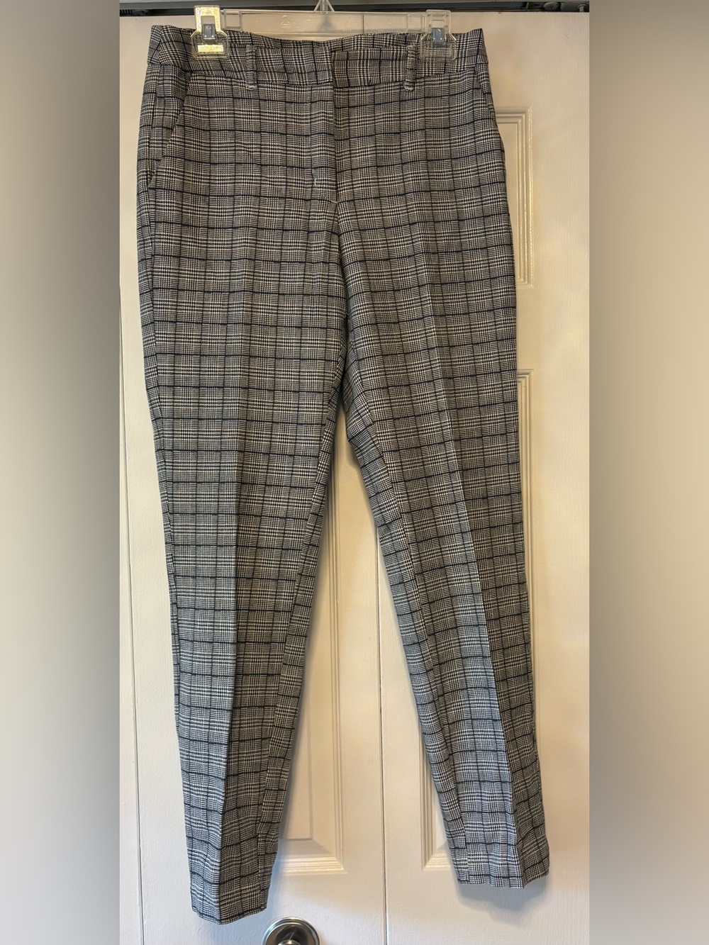 Vero Moda Gray Plaid Dress Pants